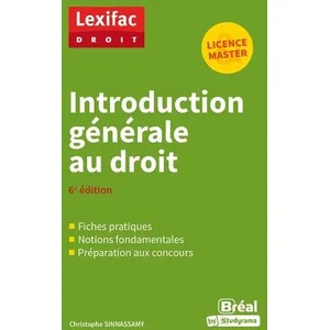 Bréal Introduction générale au droit pas cher