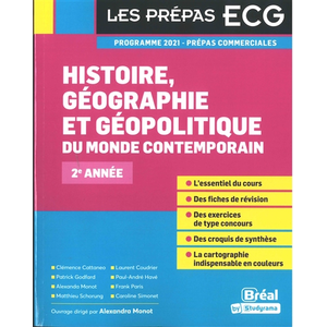 Bréal Histoire, géographie et géopolitique du monde contemporain pas cher