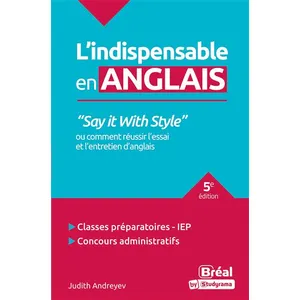 Bréal L'indispensable en anglais pas cher