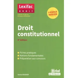 Bréal Droit constitutionnel pas cher