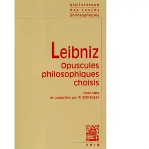 Vrin Opuscules philosophiques choisis pas cher