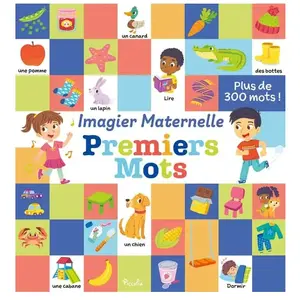 Piccolia Premiers mots cartonné pas cher