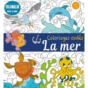 Piccolia Coloriages codés - La mer pas cher