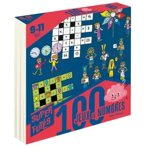 Hugo Jeunesse 100 jeux de nombres pour super futés 9-11 ans (Broché) pas cher