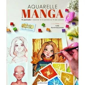 Comparateur de prix : DE SAXE Aquarelle Manga - 12 Portraits À Dessiner & À Peindre