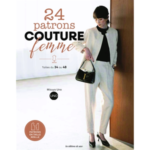 Comparateur de prix : DE SAXE 24 patrons couture femme : tailles du 34 au 48 Mizuyo Uno