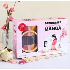 Comparateur de prix : De Saxe Eds Coffret broderies inspiration MANGA Faustine Mezy (Auteur)