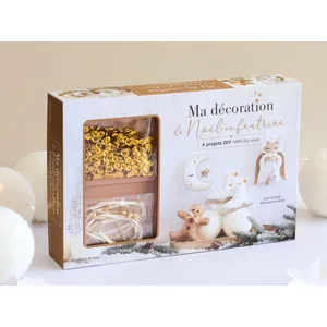 Comparateur de prix : De Saxe Eds Ma décoration de Noël en feutrine : 4 projets DIY 100 % fait-main