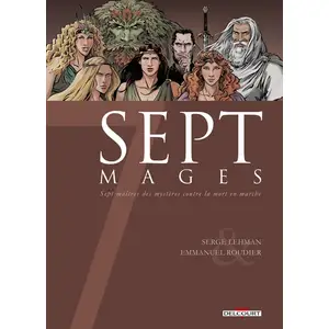 Éditions Delcourt Sept Mages - Sept Maîtres Des Mystères Contre La Mort En Marche pas cher
