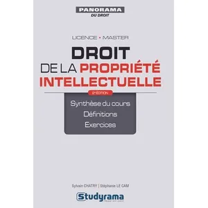 Comparateur de prix : Studyrama Eds Droit de la propriété intellectuelle