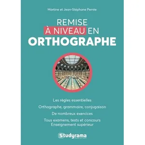 Studyrama Eds Remise à niveau en orthographe pas cher