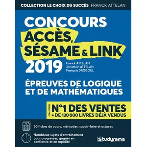 Comparateur de prix : Studyrama Eds Le concours accès sésame et link 2019