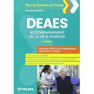 Comparateur de prix : Studyrama Eds DEAES accompagnement de la vie à domicile