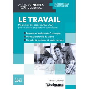 Comparateur de prix : Studyrama Eds Le travail, Thème de l'année prépa scientifique 2023-2024