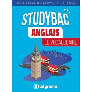 Comparateur de prix : Studyrama Eds Anglais : Le vocabulaire