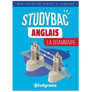 Comparateur de prix : Studyrama Eds Anglais : La grammaire
