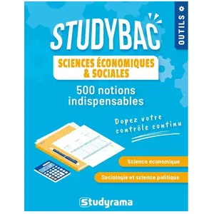 Comparateur de prix : Studyrama Eds Sciences économiques et sociales