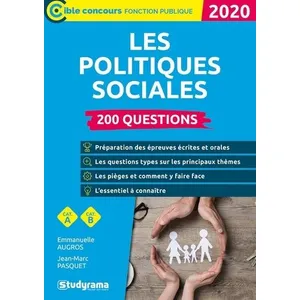 Comparateur de prix : Studyrama Eds Les politiques sociales 200 questions