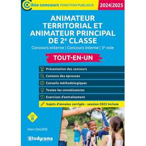Comparateur de prix : Animateur territorial Animateur principal de 2e classe (Concours 202.....
