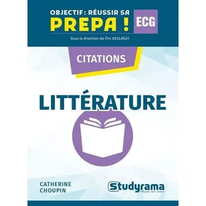 Studyrama Eds Citations Littérature pas cher