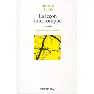 Calmann-Levy La leçon interrompue Hermann Hesse pas cher
