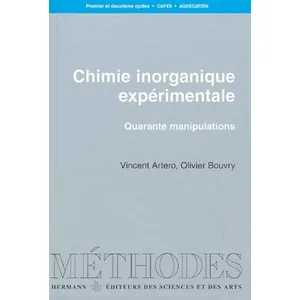 Hermann Chimie inorganique expérimentale, quarante manipulations pas cher