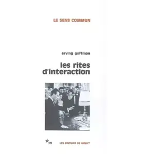 ISBN Minuit Les rites d'interaction pas cher