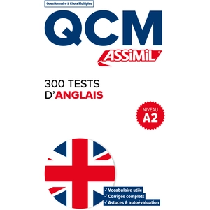 Assimil 300 tests d'anglais - niveau a2 pas cher