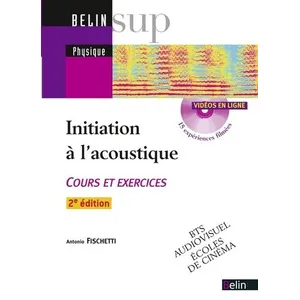 ISBN Initiation à l'acoustique