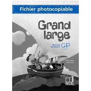 Comparateur de prix : Belin Éducation Méthode De Lecture Grand Large Cp - Fichier Photocopiable