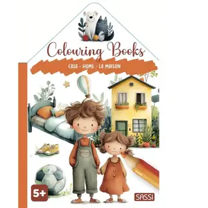 Colouring books. La maison pas cher