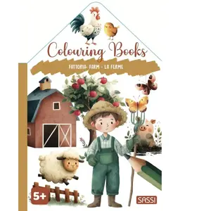 Colouring books. La ferme pas cher