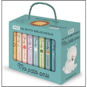 Sassi Ma petite bibliothèque. Mes petits amis Coffret pas cher