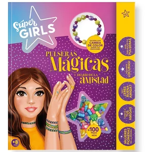 Super Girls Kit Créatif Bracelets Magiques Et Journal D´amitié