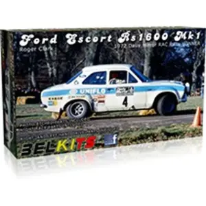 Maquette gagnant Ford Escort Mk1 RS1600 1972 Daily Mirror Rally Roger Clark LHD & pièces RHD inclus! 1/24 - Belkits Maquette de voiture  - BEL007 Vendu par1001hobbies