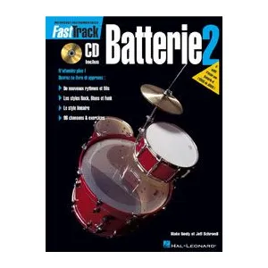 Hal Leonard De Haske Europe Fasttrack - Batterie 2 (F) Livre pas cher