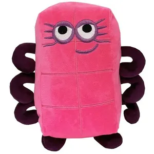 Peluche Numberblocks 23 cm - Rose pas cher