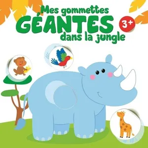 YOYO Gommettes géantes dans la jungle 3 ans et plus  Collectif (Auteur) pas cher