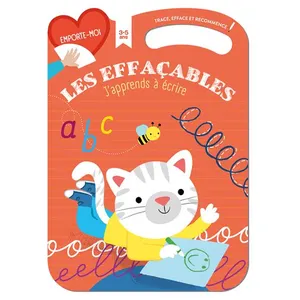 Yoyo Books J'apprends à écrire (3-5) - rouge - Les effaçables, trace, efface et recommence pas cher