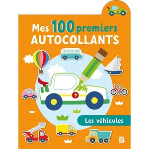 Le Ballon Eds Mes 100 premiers autocollants - Les véhicules pas cher