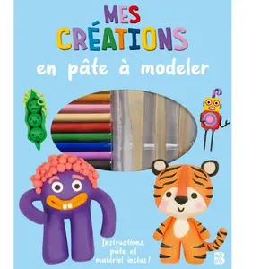 Mes créations en pâte à modeler Collectif (Auteur) pas cher