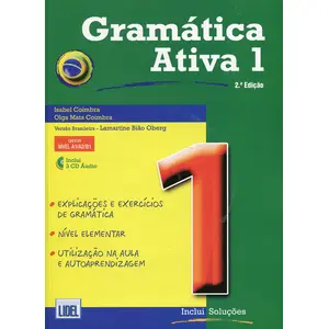 Comparateur de prix : LIDEL Gramatica Ativa 1 - Brazilian Portuguese Course - With Audio Download