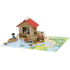 JeuJura Boîte abimée : Cabane de pêche : 90 pièces pas cher