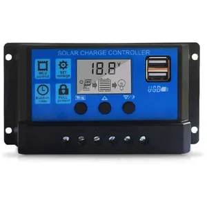 80A - Contrôleur de Charge mppt pour panneaux solaires 12V-24V, régula...