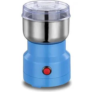 Moulin à café électrique - Marque - Modèle - Cors/Grains/Herbes/Épice - BleuVendu parcdiscount