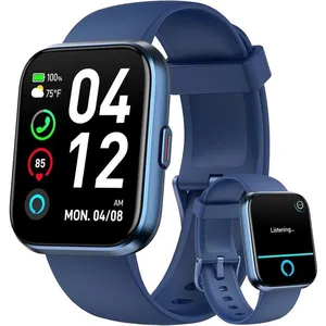1GOLD Montre Connectée Pour SamsungIphoneAndroid1.8S Avec Appel BluetoothVoix De LIaAlexa IntégréeSmartwatch MoniteurVendu parcdiscount