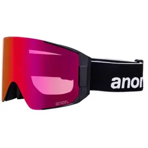Anon Sync Black +Bonus Lens +Mfi Masque noir Uni pas cher