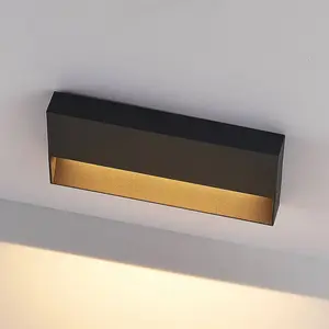 Molto Luce applique d'extérieur LED Cado, largeur 25 cm, noirVendu parluminaire