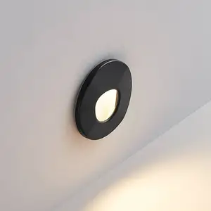 Molto Luce lampe encastrable LED Wall 68 R SIna RD, noir, CCT pas cher