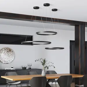 Molto Luce Suspension LED Perfora, noir, Ø 60 cm, aluminiumVendu parluminaire